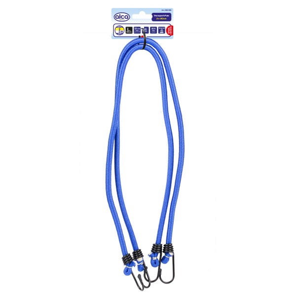 Elastic Straps 2pcs 80cm blue