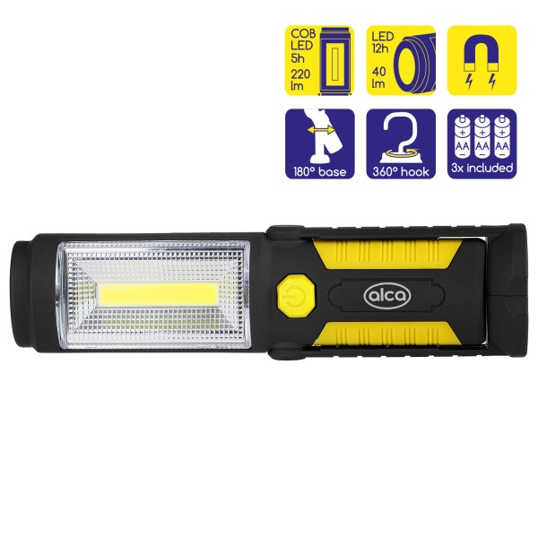 COB-LED Working Lamp with Batteries