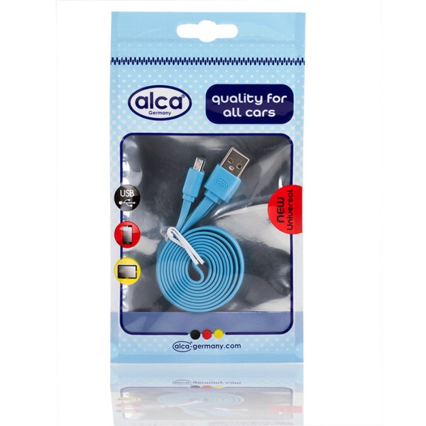 Micro USB 2.0 Ladekabel blau